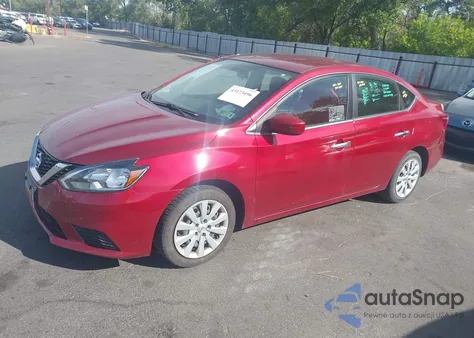 2016 Nissan Sentra Fe+ S/S/Sl/Sr/Sv z USA, uszkodzony, nr VIN 3N1AB7AP7GL643884
